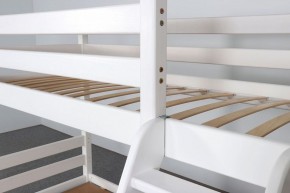 АДЕЛЬ Кровать двухъярусная с наклонной лестницей (белый) в Асбесте - asbest.mebel-74.com | фото