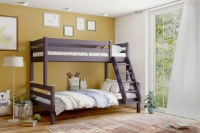 АДЕЛЬ Кровать двухъярусная с наклонной лестницей (лаванда) в Асбесте - asbest.mebel-74.com | фото
