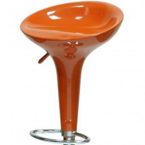 Барный стул Barneo N-100 Bomba оранжевый глянец в Асбесте - asbest.mebel-74.com | фото