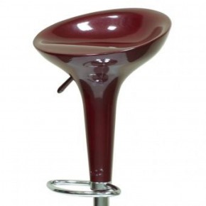 Барный стул Barneo N-100 Bomba вишневый глянец (бургундия) в Асбесте - asbest.mebel-74.com | фото