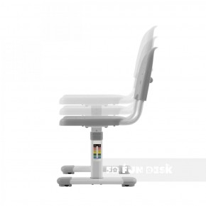 Комплект парта + стул трансформеры Cantare Grey в Асбесте - asbest.mebel-74.com | фото