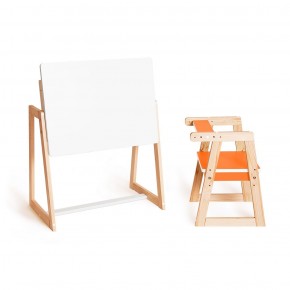 Детская растущая парта и стул Я САМ "Краски" (Оранжевый) в Асбесте - asbest.mebel-74.com | фото