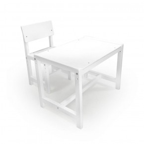 Детский растущий комплект стол и стул Я САМ "Лофт" (Белый, Белый) в Асбесте - asbest.mebel-74.com | фото