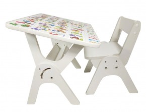 Детский растущий стол-парта и стул Я САМ "Умка" (Алфавит) в Асбесте - asbest.mebel-74.com | фото
