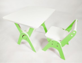 Детский растущий стол-парта и стул Я САМ "Умка" (Зеленый) в Асбесте - asbest.mebel-74.com | фото