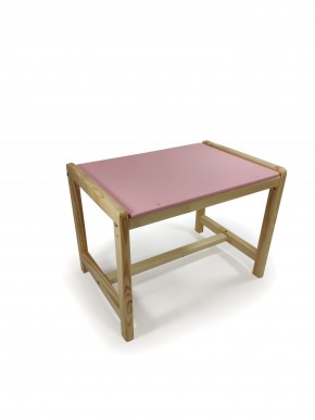 Детский растущий стол Я САМ "Лофт" (Розовый, Сосна) в Асбесте - asbest.mebel-74.com | фото