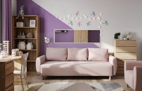 Диван-кровать Тулисия светло-розовый, ткань рогожка в Асбесте - asbest.mebel-74.com | фото