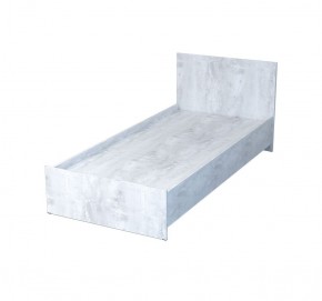 Эго Кровать 0,9 (арт.032), (б/матр.), бетон светлый в Асбесте - asbest.mebel-74.com | фото