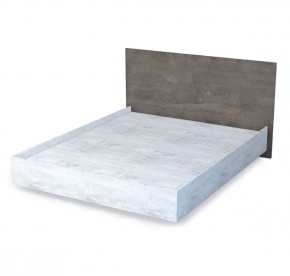 Эго Кровать 1,4 арт.031, б/матр., (бетон светлый/камень темный) в Асбесте - asbest.mebel-74.com | фото