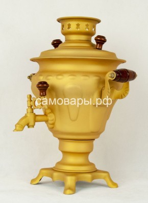 Электрический самовар "Русское золото" матовая груша на 2 литра (Ограниченная серия) в Асбесте - asbest.mebel-74.com | фото