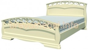 ГРАЦИЯ-1 Кровать из массива 900 (Слоновая кость) в Асбесте - asbest.mebel-74.com | фото