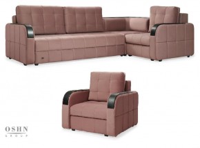 Комплект мягкой мебели Остин HB-178-18 (Велюр) Угловой + 1 кресло в Асбесте - asbest.mebel-74.com | фото