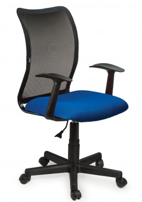 Кресло BRABIX "Spring MG-307", с подлокотниками, комбинированное синее/черное TW, 531404 в Асбесте - asbest.mebel-74.com | фото