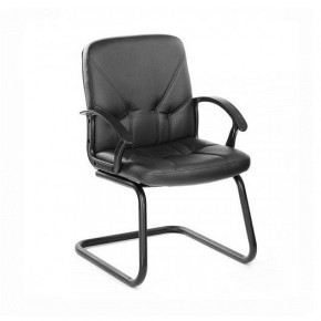 Кресло ЧИП ультра 365 (черный) на полозьях в Асбесте - asbest.mebel-74.com | фото