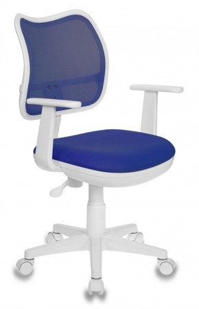 Кресло детское Бюрократ CH-W797/BL/TW-10 синий в Асбесте - asbest.mebel-74.com | фото