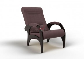 Кресло для отдыха Римини 19-Т-КМ (ткань/венге) КОФЕ С МОЛОКОМ в Асбесте - asbest.mebel-74.com | фото
