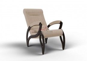 Кресло для отдыха Зельден 20-Т-П (ткань/венге) ПЕСОК в Асбесте - asbest.mebel-74.com | фото