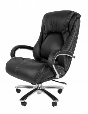 Кресло для руководителя CHAIRMAN 402 (Кожа) Черное в Асбесте - asbest.mebel-74.com | фото