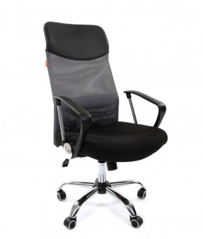 Кресло для руководителя CHAIRMAN 610 N(15-21 черный/сетка серый) в Асбесте - asbest.mebel-74.com | фото