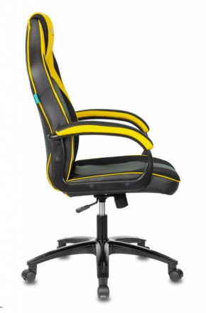 Кресло игровое Бюрократ VIKING 2 AERO YELLOW черный/желтый в Асбесте - asbest.mebel-74.com | фото