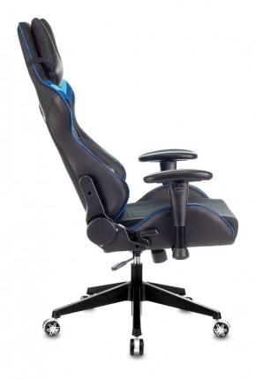 Кресло игровое Бюрократ VIKING 4 AERO BLUE черный/синий в Асбесте - asbest.mebel-74.com | фото