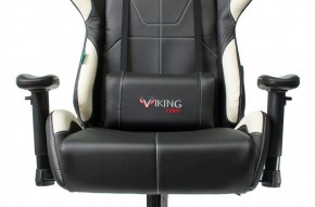 Кресло игровое Бюрократ VIKING 5 AERO WHITE черный/белый в Асбесте - asbest.mebel-74.com | фото