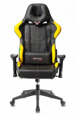 Кресло игровое Бюрократ VIKING 5 AERO YELLOW черный/желтый в Асбесте - asbest.mebel-74.com | фото