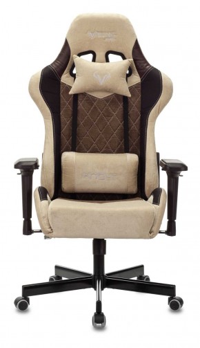 Кресло игровое Бюрократ VIKING 7 KNIGHT BR FABRIC коричневый/бежевый в Асбесте - asbest.mebel-74.com | фото