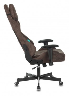 Кресло игровое Бюрократ VIKING KNIGHT LT10 FABRIC коричневый в Асбесте - asbest.mebel-74.com | фото