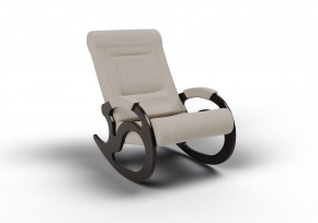 Кресло-качалка Вилла 11-Т-КМ (ткань/венге) КОФЕ С МОЛОКОМ в Асбесте - asbest.mebel-74.com | фото