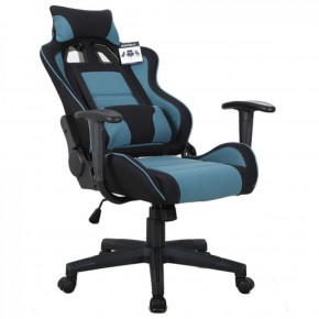 Кресло компьютерное BRABIX "GT Racer GM-100" (черное/голубое) 531818 в Асбесте - asbest.mebel-74.com | фото