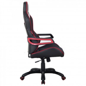 Кресло компьютерное BRABIX Nitro GM-001 (ткань/экокожа) черное, вставки красные (531816) в Асбесте - asbest.mebel-74.com | фото