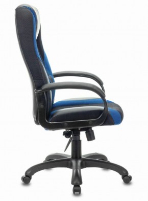 Кресло компьютерное BRABIX PREMIUM "Rapid GM-102" (экокожа/ткань, черное/синее) 532106 в Асбесте - asbest.mebel-74.com | фото