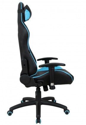 Кресло компьютерное BRABIX "GT Master GM-110" (черное/голубое) 531928 в Асбесте - asbest.mebel-74.com | фото