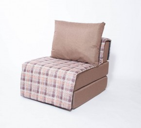Кресло-кровать бескаркасное Харви (коричневый-квадро беж) в Асбесте - asbest.mebel-74.com | фото