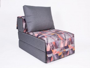 Кресло-кровать бескаркасное Харви (серый-сноу манго) в Асбесте - asbest.mebel-74.com | фото