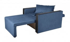 Кресло-кровать Милена с подлокотниками (синий) Велюр в Асбесте - asbest.mebel-74.com | фото