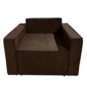 Кресло-кровать Принц КК1-ВК (велюр коричневый) в Асбесте - asbest.mebel-74.com | фото