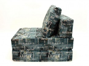 Кресло-кровать-пуф бескаркасное Окта (Велюр принт 2) в Асбесте - asbest.mebel-74.com | фото