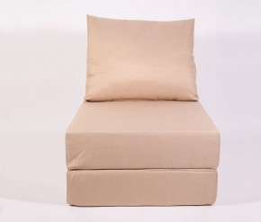 Кресло-кровать-пуф бескаркасное Прайм (Бежевый песочный) в Асбесте - asbest.mebel-74.com | фото