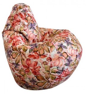 Кресло-мешок Цветы L в Асбесте - asbest.mebel-74.com | фото
