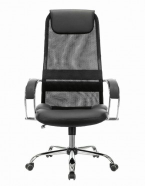 Кресло офисное BRABIX PREMIUM "Stalker EX-608 CH" (хром, ткань-сетка/кожзам, черное) 532091 в Асбесте - asbest.mebel-74.com | фото