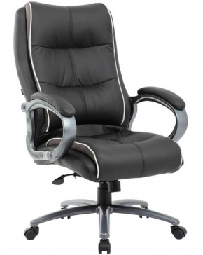 Кресло офисное BRABIX PREMIUM "Strong HD-009" (экокожа черная, ткань серая) 531945 в Асбесте - asbest.mebel-74.com | фото