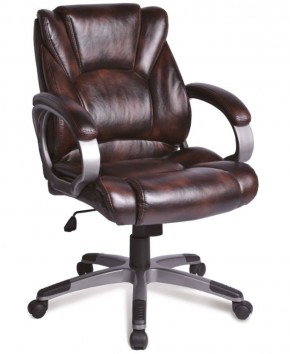 Кресло офисное BRABIX "Eldorado EX-504" (коричневое) 530875 в Асбесте - asbest.mebel-74.com | фото