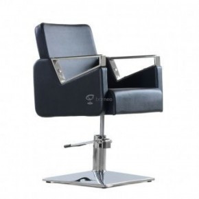 Кресло парикмахерское Barneo 6300V5 черное в Асбесте - asbest.mebel-74.com | фото