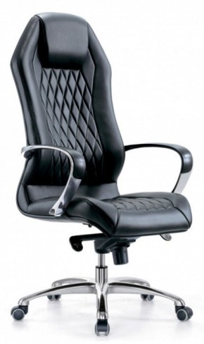 Кресло руководителя Бюрократ _AURA/BLACK черный в Асбесте - asbest.mebel-74.com | фото