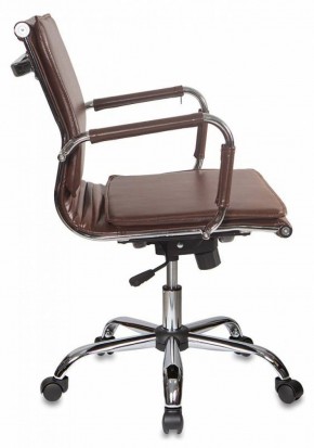 Кресло руководителя Бюрократ CH-993-LOW/BROWN коричневый в Асбесте - asbest.mebel-74.com | фото