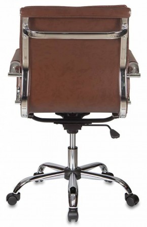 Кресло руководителя Бюрократ CH-993-LOW/BROWN коричневый в Асбесте - asbest.mebel-74.com | фото