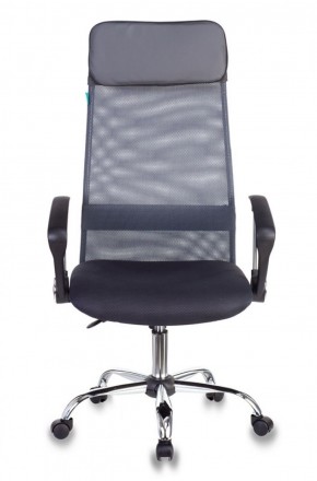 Кресло руководителя Бюрократ KB-6N/SL/DG/TW-12 серый в Асбесте - asbest.mebel-74.com | фото