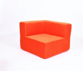 Кресло-угловое-модуль бескаркасное Тетрис 30 (Оранжевый) в Асбесте - asbest.mebel-74.com | фото